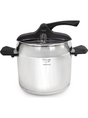 Hisar Efes 7 lt Siyah Düdüklü Tencere