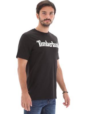 Timberland Kennebec Lınear Tee Siyah Erkek T-Shirt TB0A2C310011