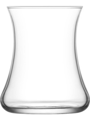 Lav Lal Cam Çay Bardağı - 12 Li Çay Bardak
