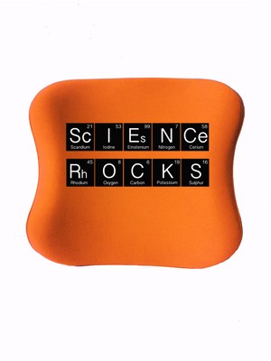 Officeküp Uzaktan Eğitim Çocuk Çalışma Masası Sandalyesi Visco Bel Yastığı- Turuncu Science