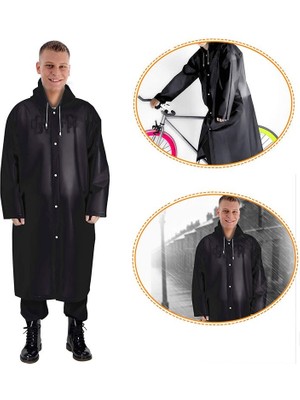 Marlux Raıncoat Eva Unisex Yağmurluk - Siyah