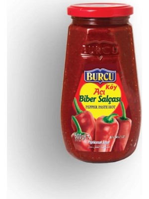 Biber Salçası Acı 600 gr Kavanoz