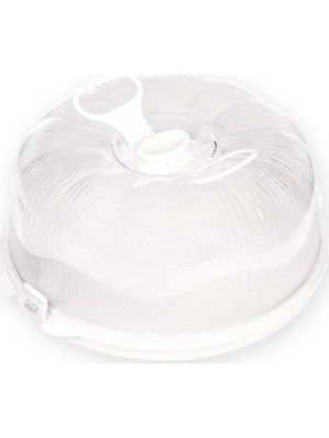 Geseus Hava Geçirmez Kek - Pasta Fanusu Beyaz