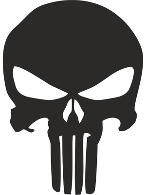 Sticker Fabrikası Punisher Kurukafa Sticker 00490