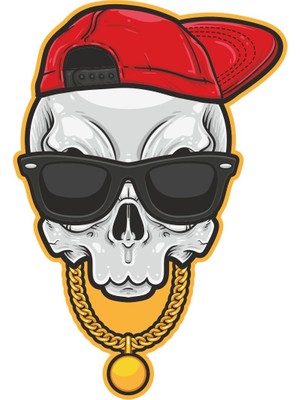 Sticker Fabrikası Kurukafa Kuru Kafa Kurukafa Sticker 00513