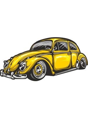 Sticker Fabrikası Vosvos Volkswagen Tosba Sticker 00657