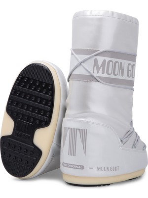 Moon Boot 14021400-002 Vinile Met White Kadın Bot Beyaz