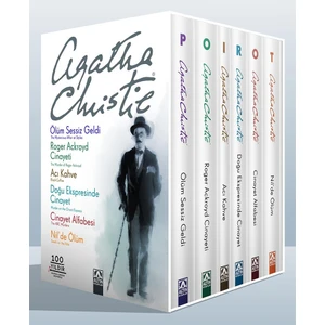 Ölüm Sessiz Geldi - Acı Kahve - Doğu Ekspresinde Cinayet - Cinayet Alfabesi - Nil'de Ölüm (Ciltli) - 6 Kitap - Agatha Christie