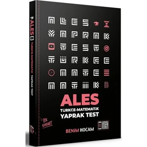 Benim Hocam Yayınları ALES 2021 Çek Kopart Yaprak Test