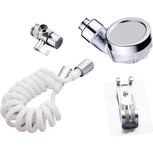 Mizan Ticaret Buffer 2 In 1 Spiral Hortumlu Ayarlanabilir Hareketli Banyo Mutfak Lavabo Musluk Duş Başlığı