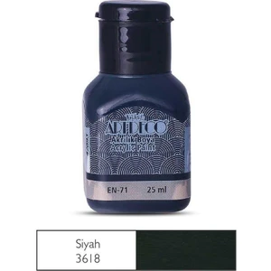 25 Ml Siyah Akrilik Boya