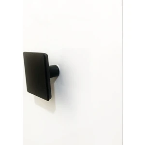 Mat Siyah Kulp Kare 35x35mm Çap