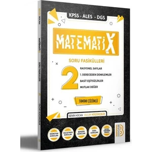 Benim Hocam Yayınları KPSS ALES DGS Matematix Soru Fasikülleri 2