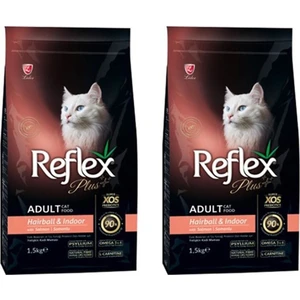 Plus Hairball Somonlu Kedi Maması 1,5 kg (2 Adet)