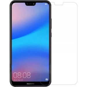 Huawei P20 Lite Ekran Koruyucu Kısa Temperli Sert Cam 9H Kırılmaz Cam Koruma Maxi