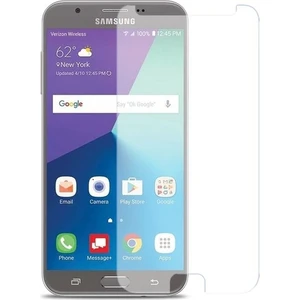 Samsung Galaxy J7 Prime Ekran Koruyucu Kısa Temperli Sert Cam 9H Kırılmaz Cam Koruma Maxi