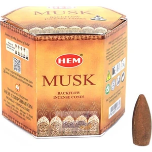 Dünyadan Hediyeler Misk Geri Akış Şelale Tütsü Konileri 40 Adet Musk