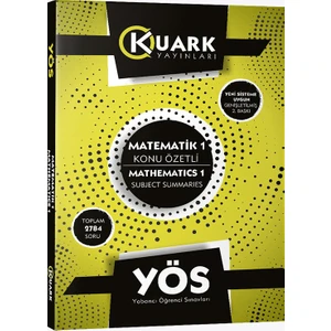Kuark Yayınları Yös Matematik 1 Konu Özetli