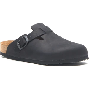 /  Capri - Deri Sabo Terlik ( Siyah Nubuk Deri )