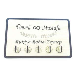 Kişiye Özel Dekoratif Anahtarlık Askılığı