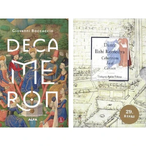 İtalyan Edebiyatı Başyapıtlar İlahi Komedya 3 Cilt Set - Decameron (Dante-Boccaccio