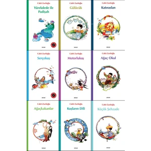 Cahit Zarifoğlu Çocuk Kitapları 9 Kitap Set (Yürekdede ile Padişah-Gülücük-Katıraslan-Serçekuş-Motorlukuş-Ağaç Okul-Ağaçkakanlar-Kuşların Dili-Küçük Şehzade)
