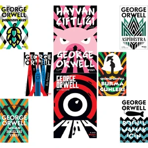 Hayvan Çiftliği - Wigan İskelesi Yolu - George Orwell 8 Kitap Set