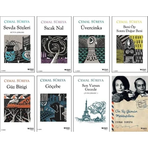 Sevda Sözleri - Sıcak Nal - Üvercinka - Beni Öp Sonra Doğur Beni - Güz Bitigi - Cemal Süreya 8 Kitap Şiir Seti