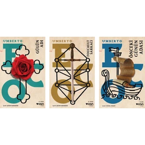 Gülün Adı-Foucault Sarkacı-Önceki Günün Adası - 3 Kitap - Umberto Eco