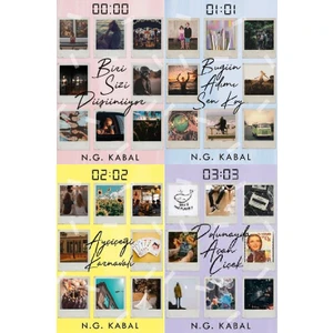 Gençlik Serüveni N. G. Kabal Ciltli 4 Kitap Set (00:00 Biri Sizi Düşünüyor- 01:01 Bugün Adımı Sen Koy- 02:02 Ayçiçeği Karnavalı- 03:03 Dolunayda Açan Çiçek)