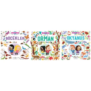Çevremizdeki Dünya Serisi 3 Kitap Set (Böcekler-Orman-Okyanus)