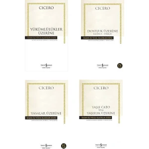 Cicero 4 Kitap Set (Yükümlülükler Üzerine-Dostluk Üzerine-Yasalar Üzerine-Yaşlı Cato ve Yaşlılık Üzerine)