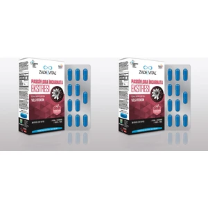 Zade Vital Passiflora Ekstresi 30 Bitkisel Kapsül 2'li Paket
