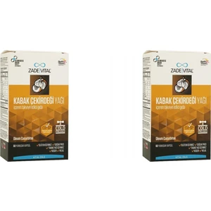 Zade Vital Kabak Çekirdeği Yağı 60 Kapsül 2'li Paket