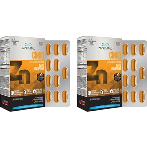 Zade Vital Çinko 30 Yumuşak Kapsül 2'li Paket