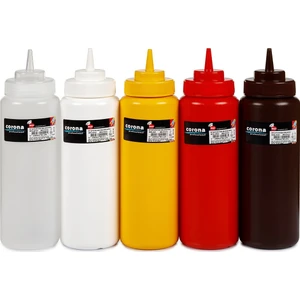 Bora Plastik Professional Ketçap & Mayonez Şişe - Kırmızı 950 ml.
