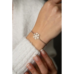 Elika Bijoux Kadın Asansörlü Kar Tanesi Model Bileklik
