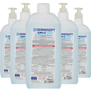 Dermosept Handplus El ve Cilt Dezenfektanı Pompalı 1000 ml x 3