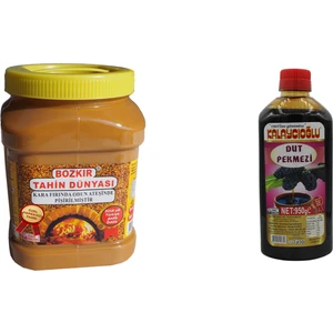 Bozkır Tahin Dünyası Kepeksiz Tahin 935 gr - Dut Pekmezi 950 gr