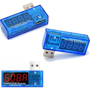 USB Tester USB Voltmetre Ampermetre Akım Ölçer LED Göstergeli