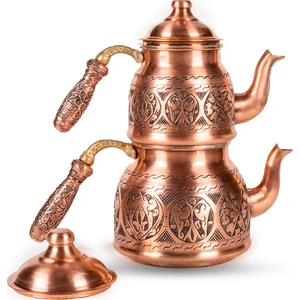 Old Passion El Yapımı Eskitme Bakır Çaydanlık