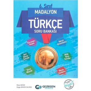 Gezegen Yayıncılık 6.Sınıf Madalyon Türkçe Soru Bankası
