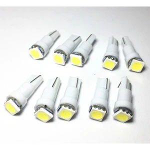 3 Adet T5 LED Smd Oto Kilometre Kadran Ambians Ampul Aydınlatma Ampulü