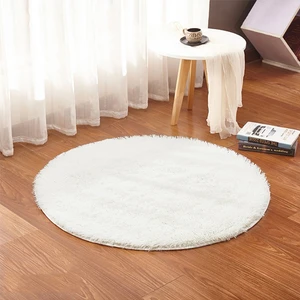 Sarar Yuvarlak Kesim Peluş Post Kaydırmaz Yıkanabilir Halı