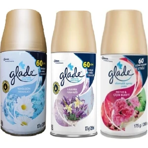 Oda Kokusu Temizliğin Ferahlığı  x Lavanta Ferahlığı x Meyve & Çiçek Buketi Yedek Sprey = 3 x 269 ml