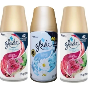 Oda Kokusu Meyve & Çiçek Buketi x Temizliğin Ferahlığı x  Meyve &çiçek Buketi Yedek Sprey = 3 x 269 ml