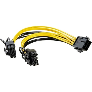 Pcı Express 6-Pin To 2x6 + 2-Pin (6-Pin / 8-Pin) Gpu Power Güç Kablosu
