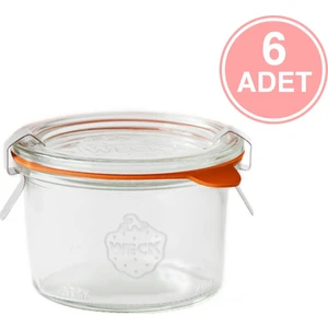 200 ml Cam Saklama Kavanozu 6 Adet
