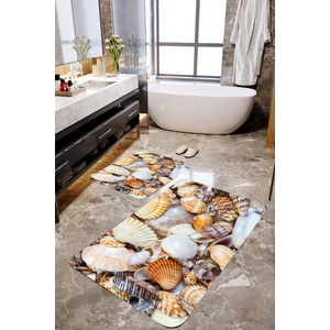 Mekta Home Midye Kabuğu Deseni 2'li Banyo Paspas Takımı MKTPP-2046 60 x 100 cm 50 x 60 cm