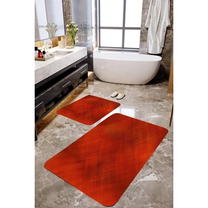 Mekta Home Kırmızı 2'li Banyo Paspas Takımı MKTPP-2021 60 x 100 cm 50 x 60 cm